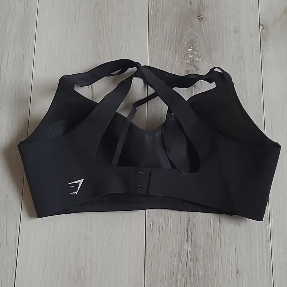 Gymshark Apex Limit Sports Bra Size M in BLACK!! NWT in packaging‎_10